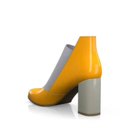 Bottines à Talons Bas Haut De Gamme 29208 -Stripped Boutique 27610 3 0 1