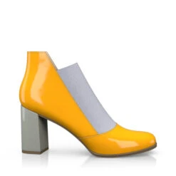 Bottines à Talons Bas Haut De Gamme 29208 -Stripped Boutique 27610 6 0 1