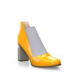 Bottines à Talons Bas Haut De Gamme 29208 -Stripped Boutique 27610 7 0 1