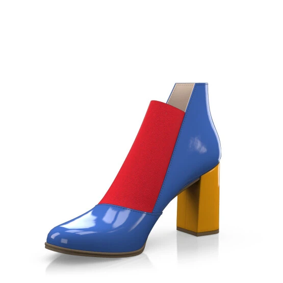 Bottines à Talons Bas Haut De Gamme 29211 2 Bottines à Talons Bas Haut De Gamme 29211 – Image 2