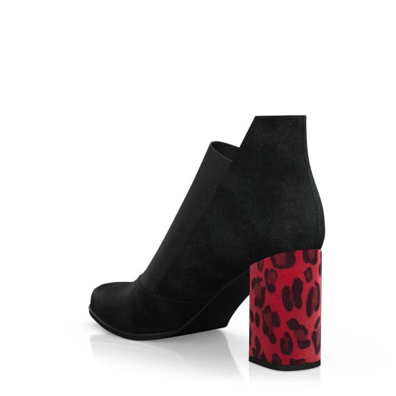 Bottines à Talons Bas Haut De Gamme 31839 4 Bottines à Talons Bas Haut De Gamme 31839 – Image 4