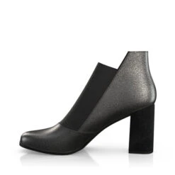 Bottines à Talons Bas Haut De Gamme 31845 -Stripped Boutique 30247 2 0 1 1