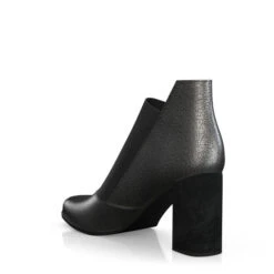 Bottines à Talons Bas Haut De Gamme 31845 -Stripped Boutique 30247 3 0 1 1