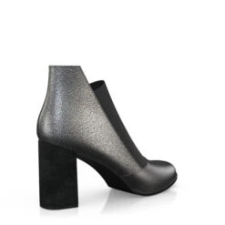 Bottines à Talons Bas Haut De Gamme 31845 -Stripped Boutique 30247 5 0 1 1