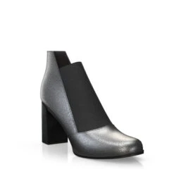Bottines à Talons Bas Haut De Gamme 31845 -Stripped Boutique 30247 7 0 1 1