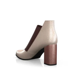 Bottines à Talons Bas Haut De Gamme 31854 13 Bottines à Talons Bas Haut De Gamme 31854 -Stripped Boutique 30256 3 0 2