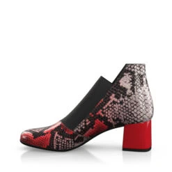 Bottines à Talons Bas Haut De Gamme 31866 -Stripped Boutique 30268 2 0 1