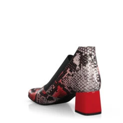 Bottines à Talons Bas Haut De Gamme 31866 -Stripped Boutique 30268 3 0 1