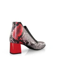 Bottines à Talons Bas Haut De Gamme 31866 -Stripped Boutique 30268 5 0 1