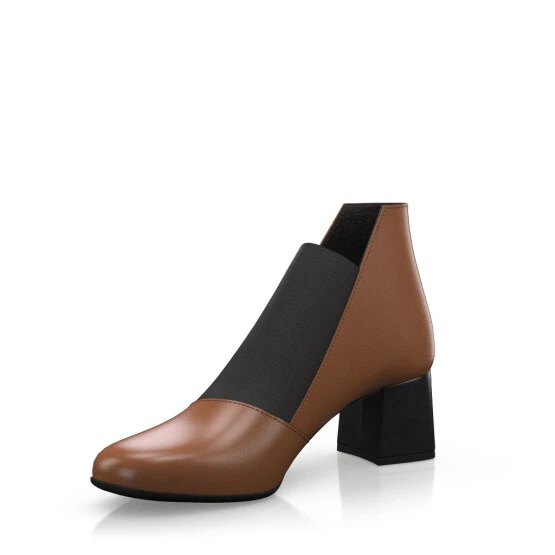 Bottines à Talons Bas Haut De Gamme 31869 2 Bottines à Talons Bas Haut De Gamme 31869 – Image 2