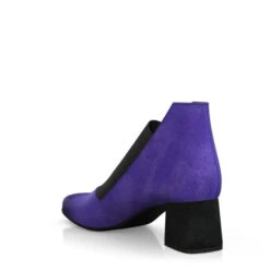 Bottines à Talons Bas Haut De Gamme 31872 -Stripped Boutique 30274 3 0 2