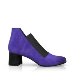 Bottines à Talons Bas Haut De Gamme 31872 -Stripped Boutique 30274 6 0 2