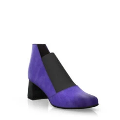 Bottines à Talons Bas Haut De Gamme 31872 -Stripped Boutique 30274 7 0 2