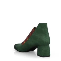 Bottines à Talons Bas Haut De Gamme 31887 -Stripped Boutique 30289 3 0 1 1