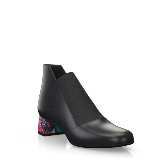 Bottines à Talons Bas Haut De Gamme 31902 8 Bottines à Talons Bas Haut De Gamme 31902 – Image 8