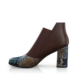 Bottines à Talons Bas Haut De Gamme 32243 -Stripped Boutique 30645 2 0 1