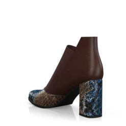 Bottines à Talons Bas Haut De Gamme 32243 -Stripped Boutique 30645 3 0 1