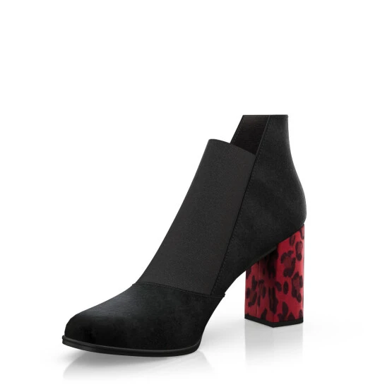 Bottines à Talons Bas Haut De Gamme 32246 2 Bottines à Talons Bas Haut De Gamme 32246 – Image 2