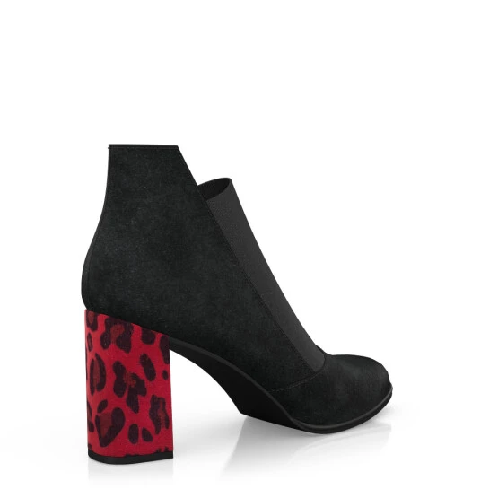 Bottines à Talons Bas Haut De Gamme 32246 6 Bottines à Talons Bas Haut De Gamme 32246 – Image 6