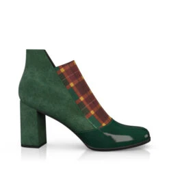 Bottines à Talons Bas Haut De Gamme 32255 -Stripped Boutique 30657 6 0 1