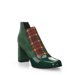 Bottines à Talons Bas Haut De Gamme 32255 -Stripped Boutique 30657 7 0 1