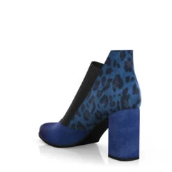 Bottines à Talons Bas Haut De Gamme 32261 -Stripped Boutique 30663 3 0 1