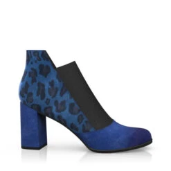 Bottines à Talons Bas Haut De Gamme 32261 -Stripped Boutique 30663 6 0 1