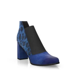 Bottines à Talons Bas Haut De Gamme 32261 -Stripped Boutique 30663 7 0 1