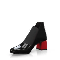 Bottines à Talons Bas Haut De Gamme 32288 -Stripped Boutique 30690 1 0 1