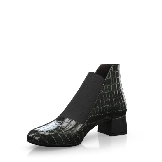 Bottines à Talons Bas Haut De Gamme 32309 2 Bottines à Talons Bas Haut De Gamme 32309 – Image 2