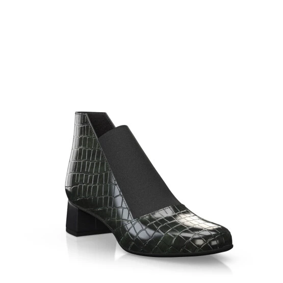 Bottines à Talons Bas Haut De Gamme 32309 8 Bottines à Talons Bas Haut De Gamme 32309 – Image 8