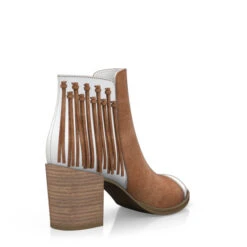 Bottines Aux Franges Et à Bout Ouvert 34295 -Stripped Boutique 32697 5 0 1
