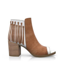 Bottines Aux Franges Et à Bout Ouvert 34295 -Stripped Boutique 32697 6 0 1