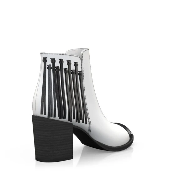 Bottines Aux Franges Et à Bout Ouvert 34298 6 Bottines Aux Franges Et à Bout Ouvert 34298 – Image 6