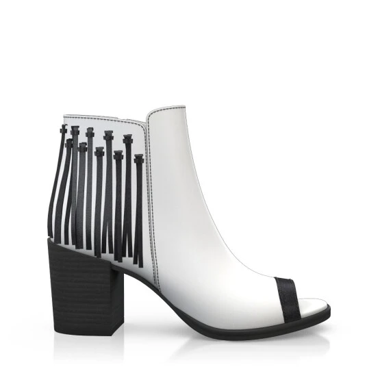 Bottines Aux Franges Et à Bout Ouvert 34298 7 Bottines Aux Franges Et à Bout Ouvert 34298 – Image 7