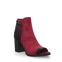 Bottines Aux Franges Et à Bout Ouvert 34304 -Stripped Boutique 32706 7 0 1