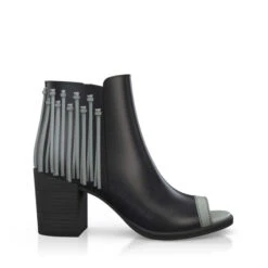 Bottines Aux Franges Et à Bout Ouvert 34307 -Stripped Boutique 32709 6 0 1
