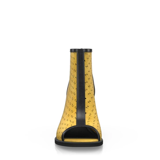 Bottines Aux Franges Et à Bout Ouvert 34328 1 Bottines Aux Franges Et à Bout Ouvert 34328