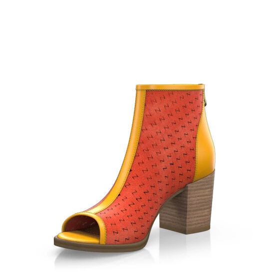 Bottines Aux Franges Et à Bout Ouvert 34349 2 Bottines Aux Franges Et à Bout Ouvert 34349 – Image 2