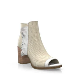 Bottines Aux Franges Et à Bout Ouvert 34355 -Stripped Boutique 32757 7 0 1