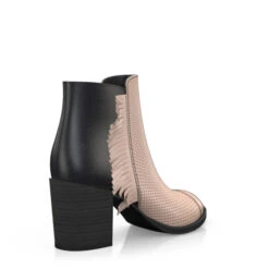 Bottines Aux Franges Et à Bout Ouvert 34364 -Stripped Boutique 32766 5 0 1