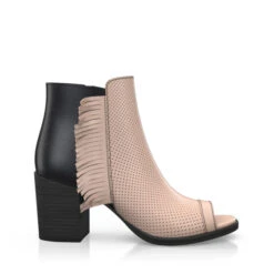 Bottines Aux Franges Et à Bout Ouvert 34364 -Stripped Boutique 32766 6 0 1