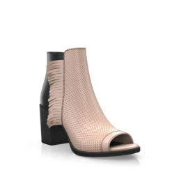 Bottines Aux Franges Et à Bout Ouvert 34364 -Stripped Boutique 32766 7 0 1