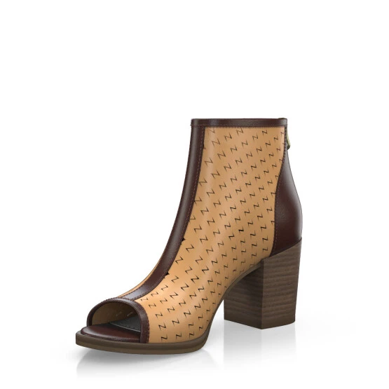 Bottines Aux Franges Et à Bout Ouvert 34382 2 Bottines Aux Franges Et à Bout Ouvert 34382 – Image 2