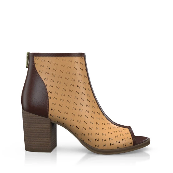 Bottines Aux Franges Et à Bout Ouvert 34382 7 Bottines Aux Franges Et à Bout Ouvert 34382 – Image 7