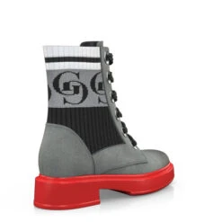 Bottes Mi-mollet Pour Femmes 35777 -Stripped Boutique 34179 5 0 1