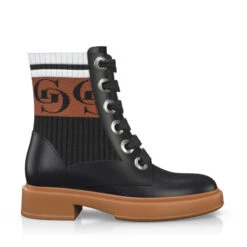 Bottes Mi-mollet Pour Femmes 35783 -Stripped Boutique 34185 6 0 1 1