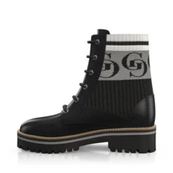 Bottines à Semelle Robuste 39605 -Stripped Boutique 38007 2 0