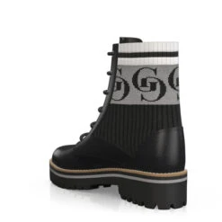 Bottines à Semelle Robuste 39605 -Stripped Boutique 38007 3 0