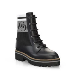 Bottines à Semelle Robuste 39605 -Stripped Boutique 38007 7 0